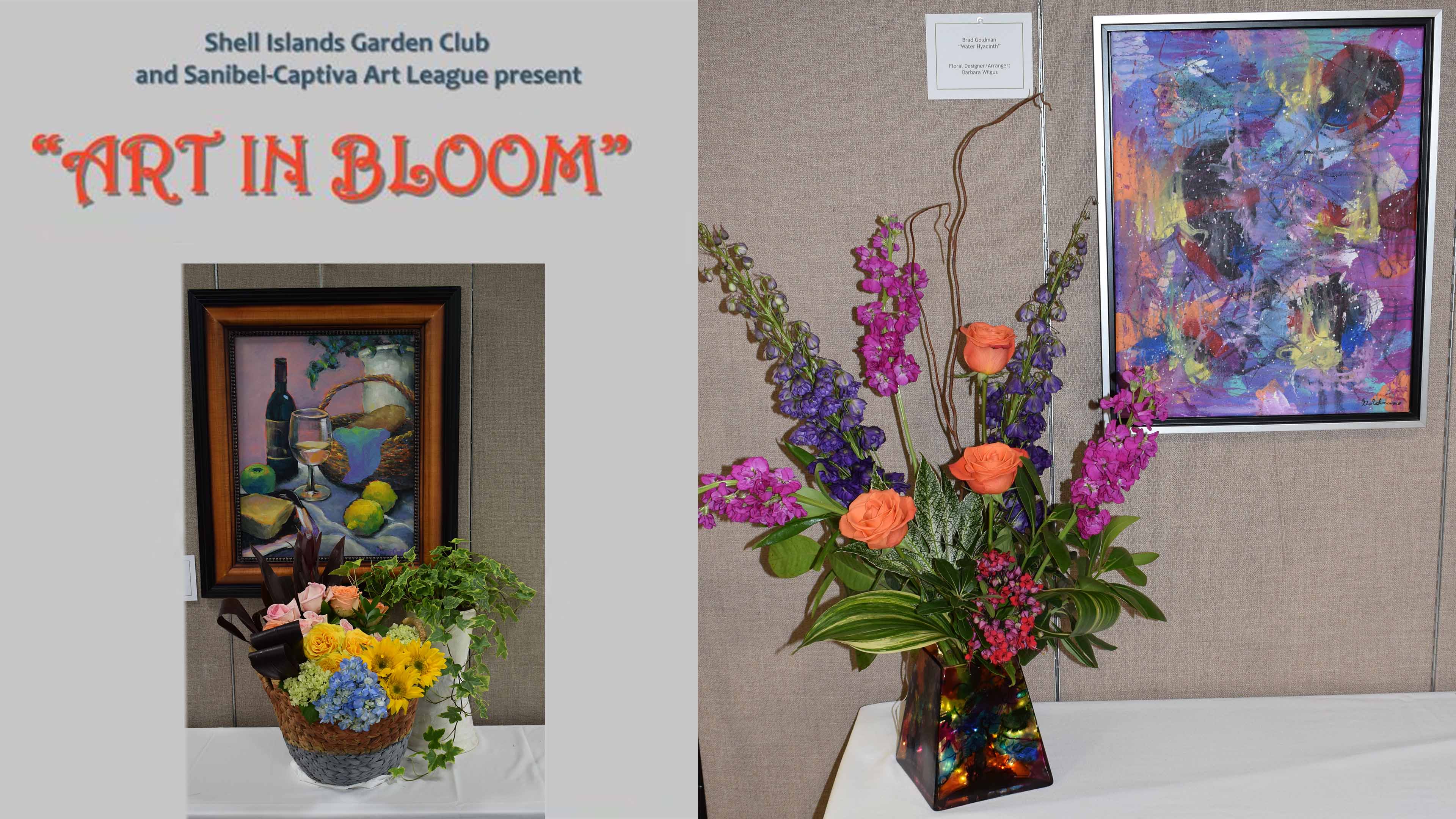 Shell Islands Garden Club members will create interpretive floral arrangements based on paintings by artists from Sanibel-Captiva Art League