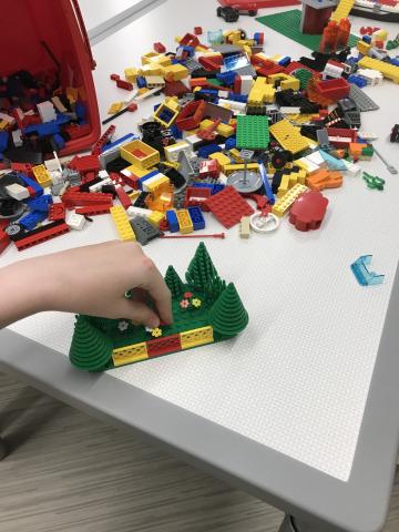 Legos on Table