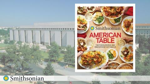 Smithsonian American Table book with Smithsonian logo