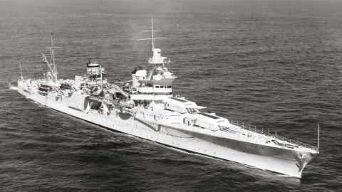 USS Indianapolis underway in 1939.