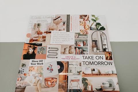 an example of a vision board