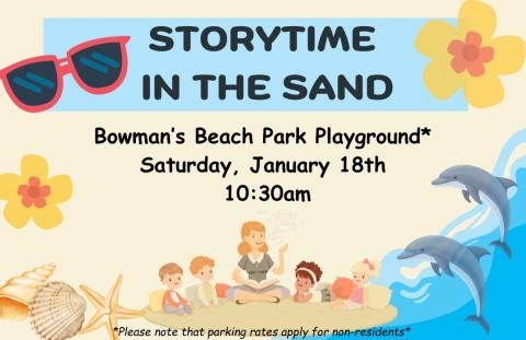 storytime in the sand