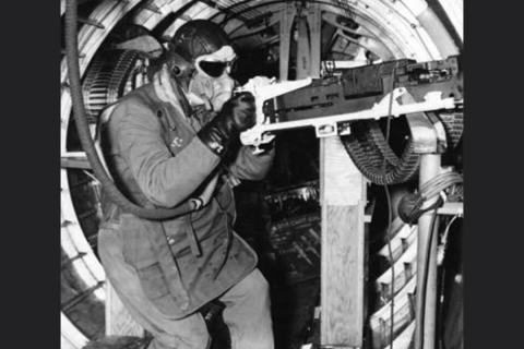 Door Gunner in a B17