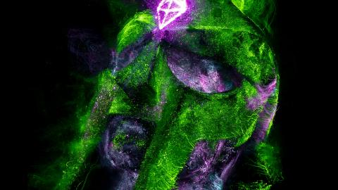 Spooky looking science blob.