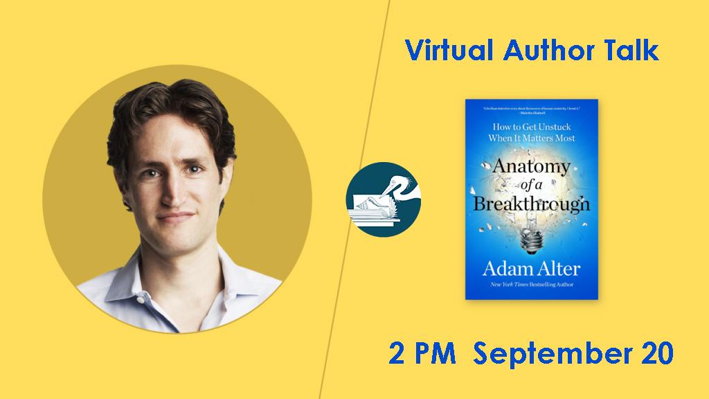 Virtual Author Talk with Adam Alter