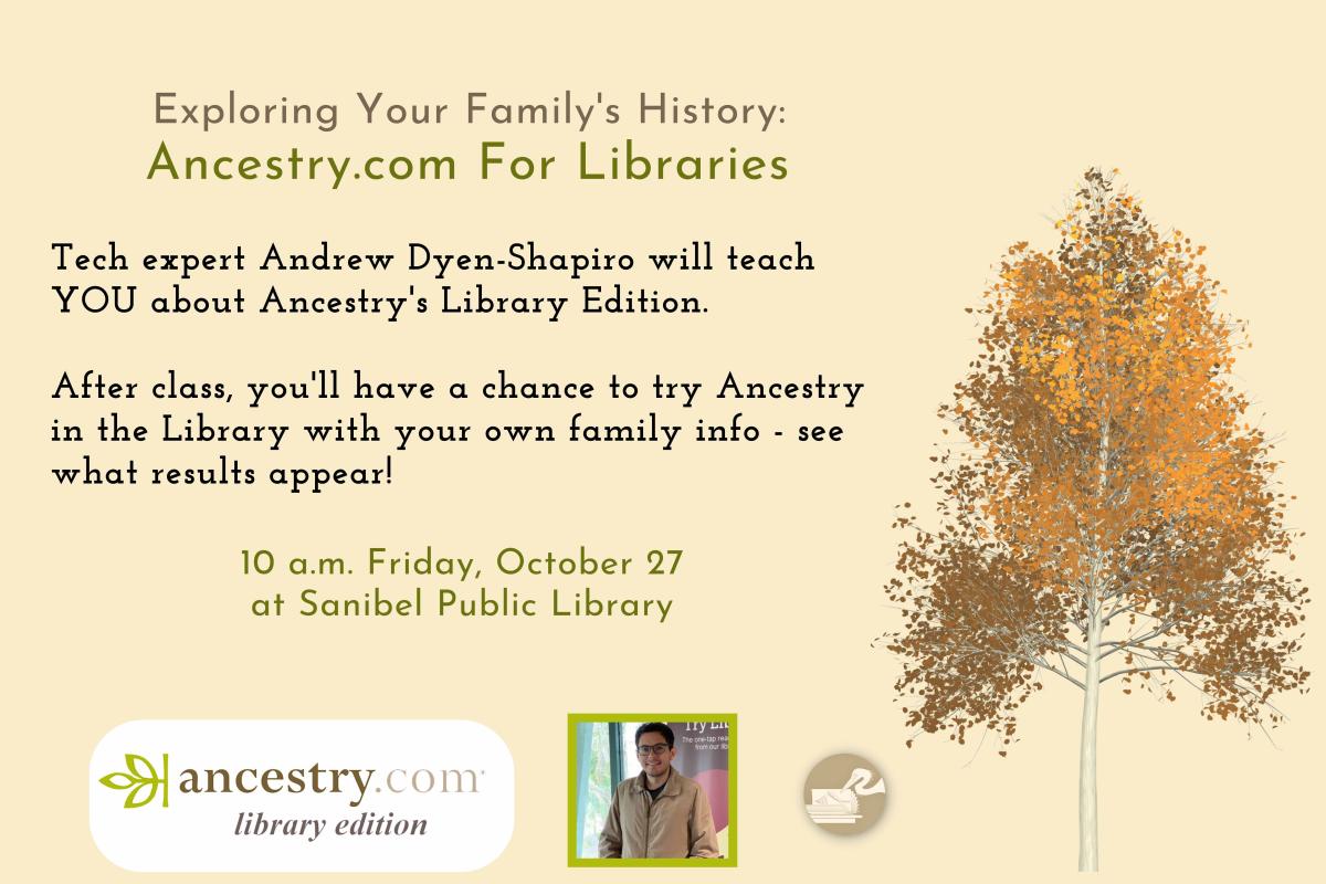 ancestry for library sanibel