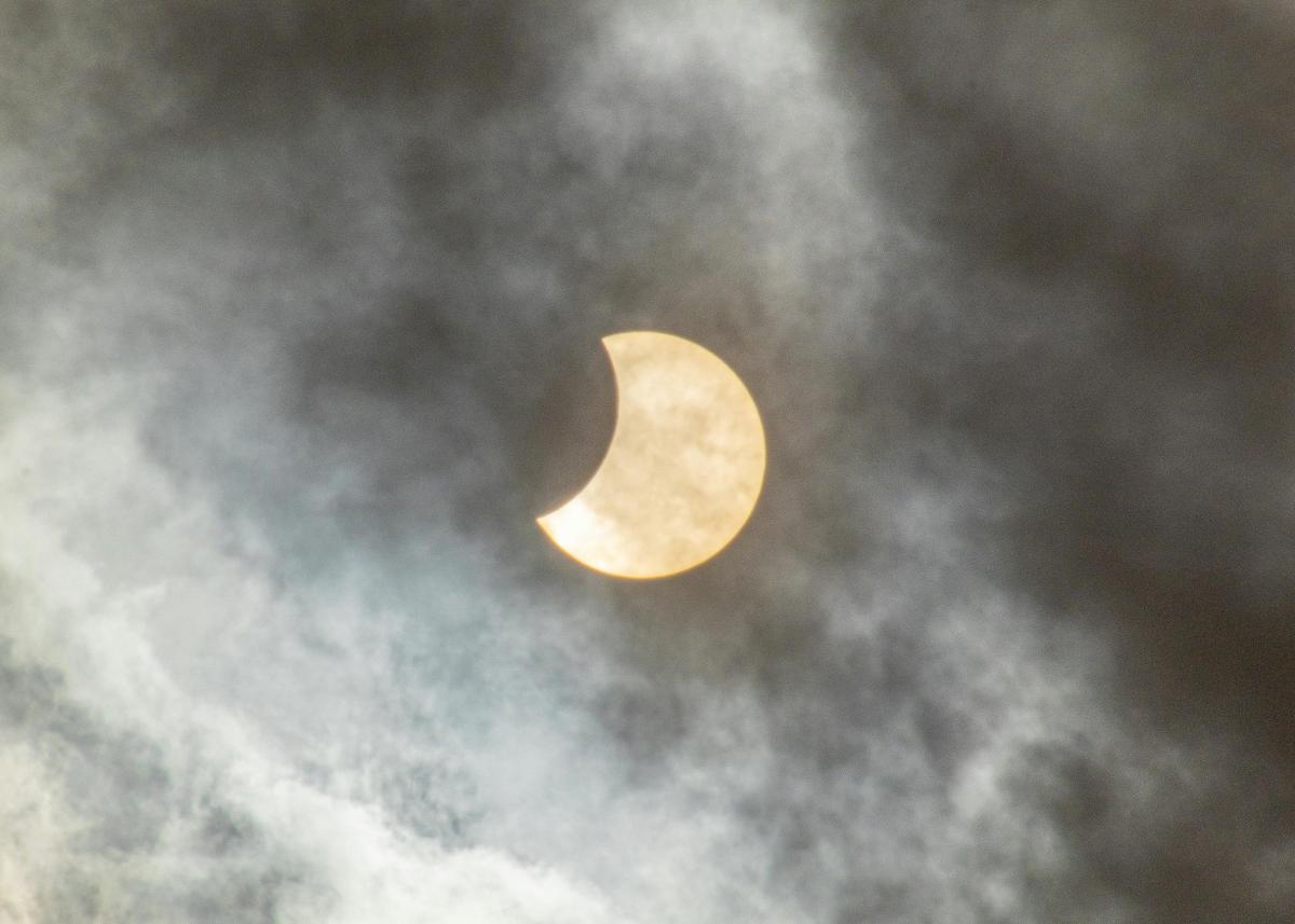 Picture of Eclipse at about 15% totality.