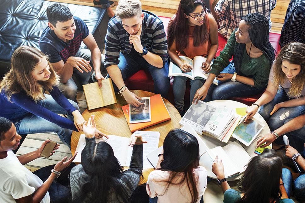 Teens in Library