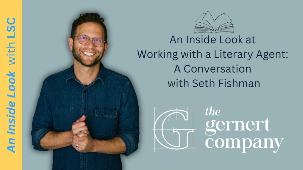 Literary Agent Seth Fishman who works for the Gernert Company