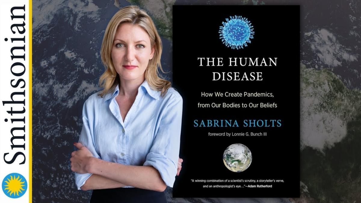 Smithsonian Curator Sabrina Sholts and her book "The Human Disease"