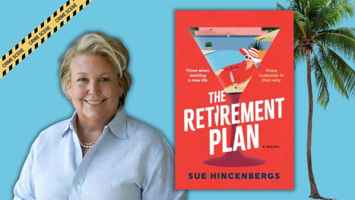 AUthor Sue Hincebergs and her book The Retirement Plan